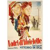 Lot # 547: BICYCLE THIEVES - Italian 2-Fogli (38.5" x 54"); Fine+ on Linen