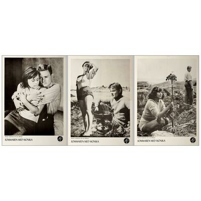 Lot # 555: SUMMER WITH MONIKA - Swedish Posters (3) (19.75" x 27.5"); Near Mint Folded