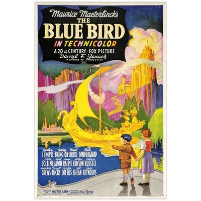 Lot # 563: THE BLUE BIRD - One-Sheet (27" x 41"); Style A; Very Fine on Linen