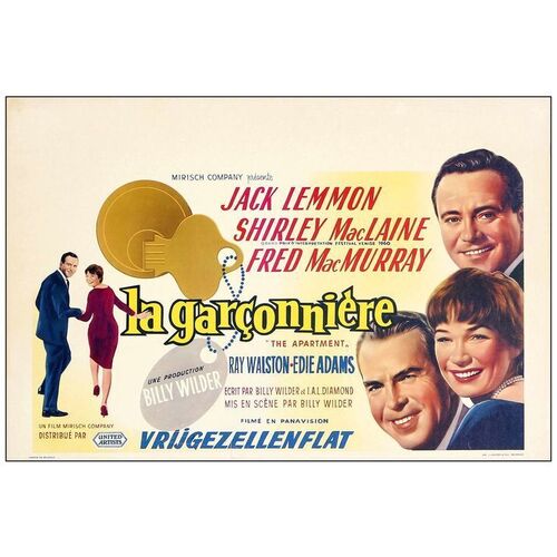 Lot # 576: THE APARTMENT - Belgian (14" x 21"); Very Fine Rolled