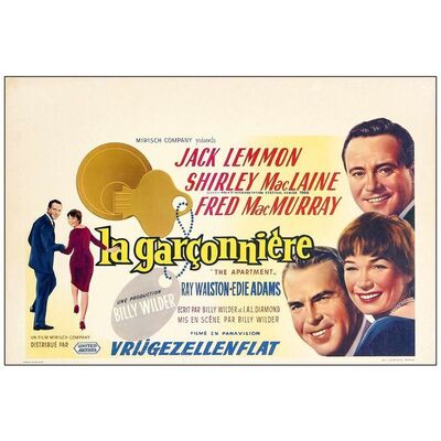 Lot # 576: THE APARTMENT - Belgian (14" x 21"); Very Fine Rolled