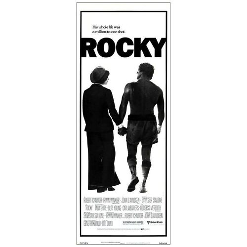 Lot # 582: ROCKY - Insert (14" x 36"); Fine+ Rolled