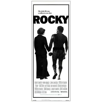 Lot # 582: ROCKY - Insert (14" x 36"); Fine+ Rolled