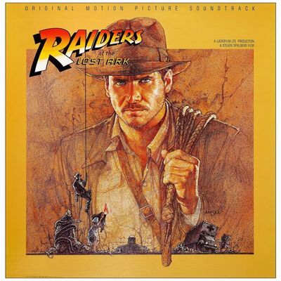 Lot # 586: INDIANA JONES AND THE RAIDERS OF THE LOST ARK - Soundtrack Album Poster (36" x 36"); Near Mint Rolled