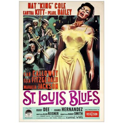 Lot # 597: ST. LOUIS BLUES - Italian 2-Fogli (39.5" x 55"); Very Fine Folded
