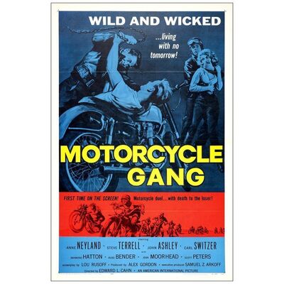 Lot # 604: MOTORCYCLE GANG - One-Sheet (27" x 41"); Mint Folded