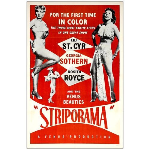 Lot # 607: STRIPORAMA - One-Sheet (27" x 43"); Very Fine Folded