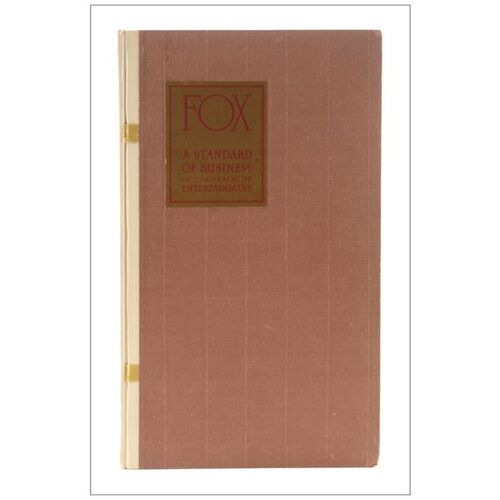 Lot # 614: FOX FILM CORP. - Exhibitor Book (124 Pages) (9.5" x 16"); Very Fine