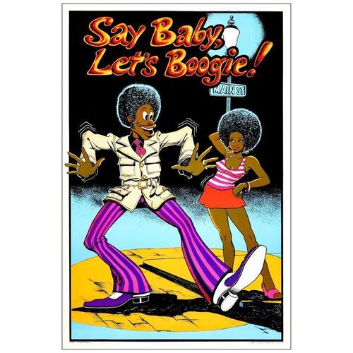 Lot # 618: SAY BABY, LET'S BOOGIE! - Commercial Poster (23" x 35"); Near Mint Rolled