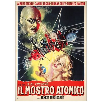 Lot # 628: DR. CYCLOPS - Italian 2-Fogli (39" x 55"); Fine+ on Linen