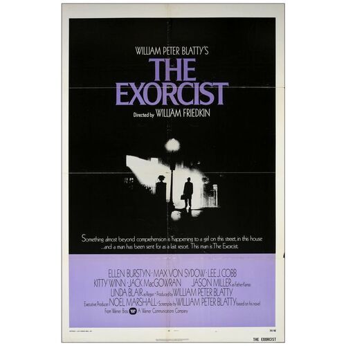 Lot # 630: THE EXORCIST - One-Sheet (27" x 41"); Fine+ Folded