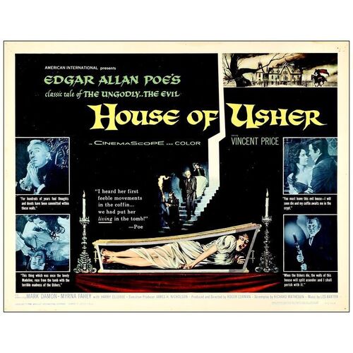 Lot # 633: HOUSE OF USHER - Half Sheet (22" x 28"); Very Fine- Rolled