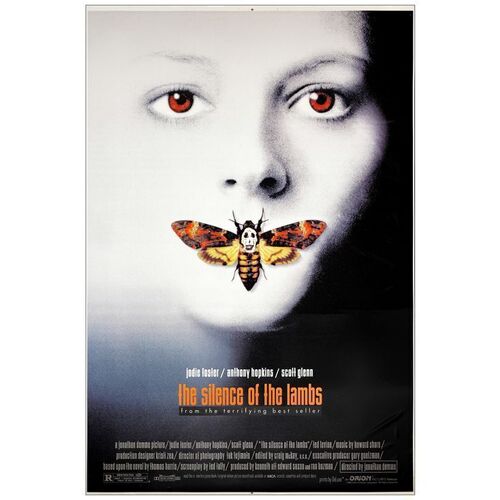 Lot # 648: THE SILENCE OF THE LAMBS - Bus Shelter (48" x 70"); Very Fine+ Rolled