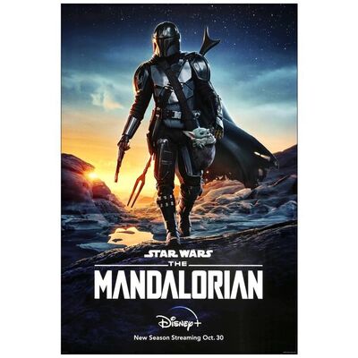 Lot # 651: THE MANDALORIAN - One-Sheet, DS (27" x 40"); Advance; Mint Rolled