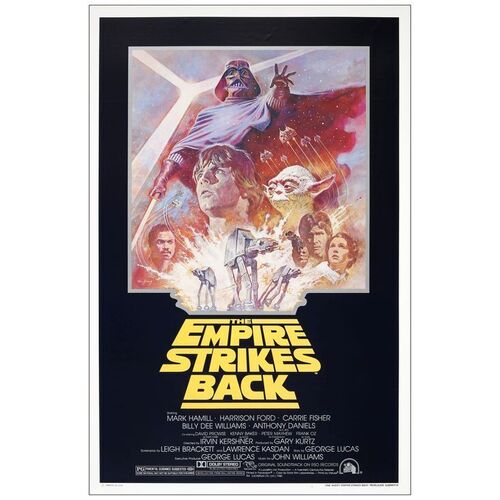 Lot # 670: STAR WARS: EPISODE V - THE EMPIRE STRIKES BACK - One-Sheet (27" x 41"); Near Mint Rolled