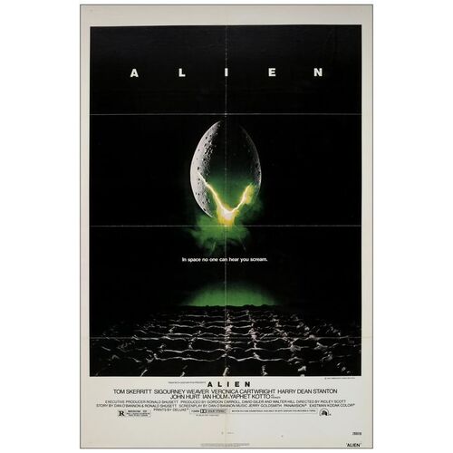 Lot # 689: ALIEN - One-Sheet (27" x 41"); Near Mint Folded