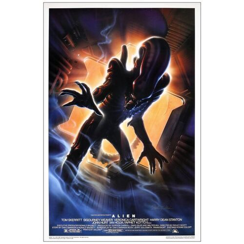 Lot # 690: ALIEN - One-Sheet (27" x 41") Autographed by John Alvin; Style A; Very Fine+ Rolled