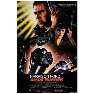 Lot # 698: BLADE RUNNER - One-Sheet (27" x 41"); NSS Style; Very Fine on Linen