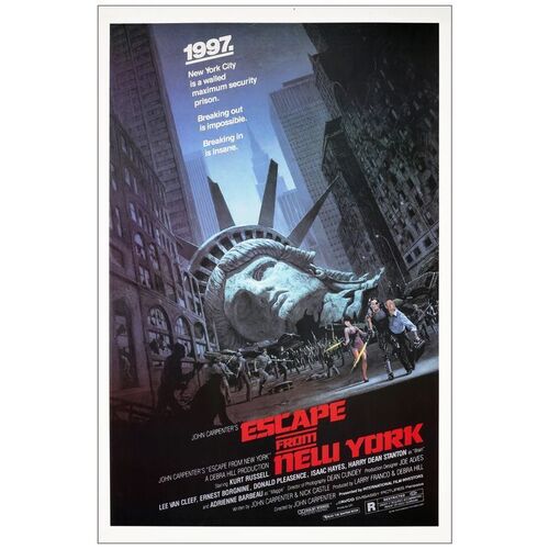 Lot # 703: ESCAPE FROM NEW YORK - One-Sheet (27" x 41"); Very Fine+ Rolled