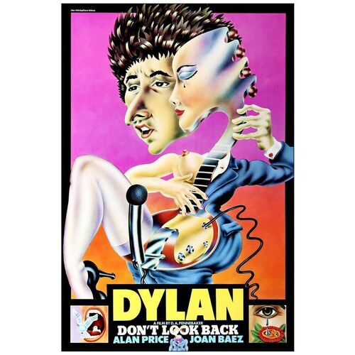 Lot # 737: DON'T LOOK BACK - British Double Crown (20" x 30"); Near Mint Rolled