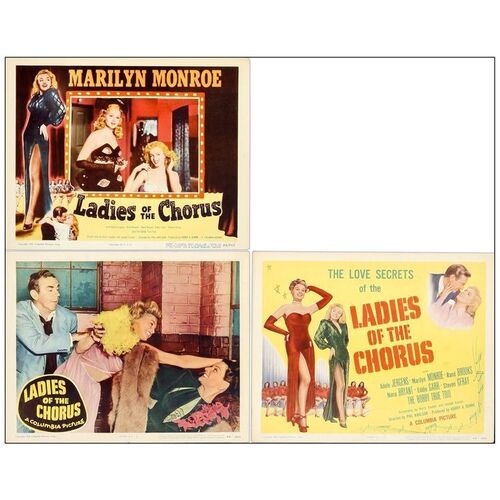 Lot # 745: LADIES OF THE CHORUS - Title Lobby Card & Lobby Cards (2) (11" x 14"); Very Fine