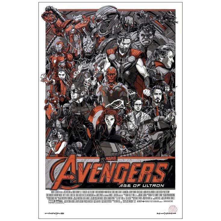 Lot # 756: AVENGERS: AGE OF ULTRON - Hand Signed and Numbered Limited ...