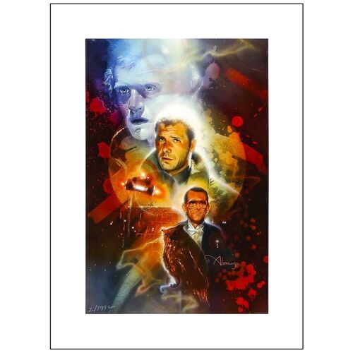 Lot # 758: BLADE RUNNER - Numbered Limited Edition Giclee Print (14" x 19"); Near Mint on Paper