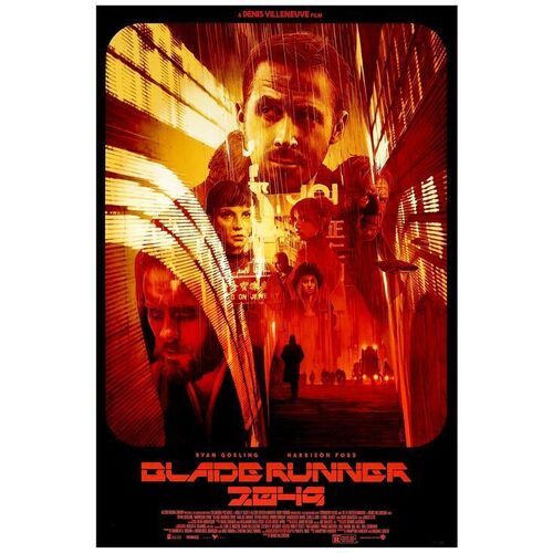 Lot # 762: BLADE RUNNER 2049 - Hand Numbered Limited Edition Screen Print (24" x 36"); Mint Rolled