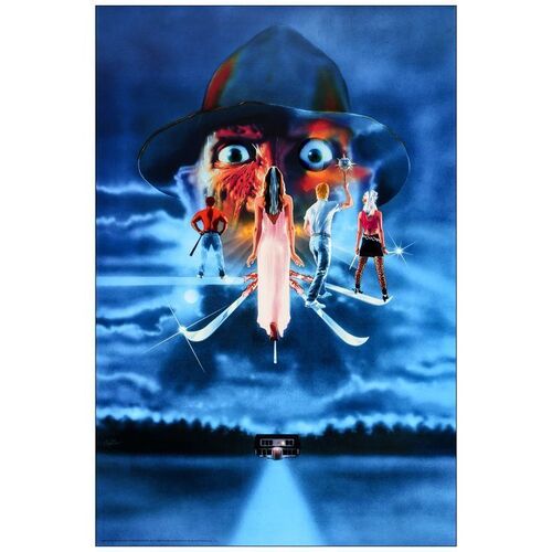 Lot # 771: NIGHTMARE ON ELM STREET 3, A: DREAM WARRIORS - Hand Numbered and Signed Limited Edition Screen Print (24" x 36"); Mint Rolled
