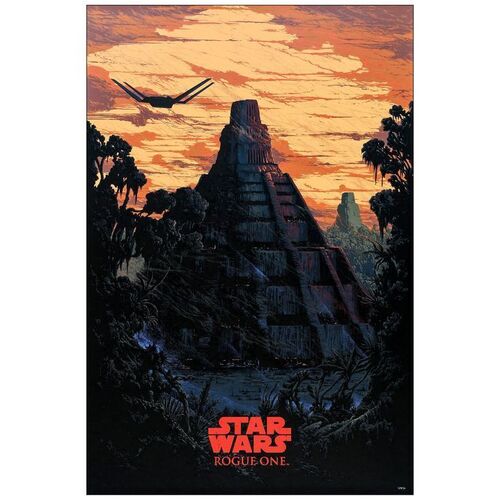 Lot # 773: ROGUE ONE: A STAR WARS STORY - Hand Numbered Limited Edition Screen Print (24" x 36"); Mint Rolled