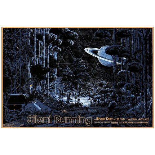 Lot # 775: SILENT RUNNING - Hand Numbered Limited Edition Screen Print (36" x 24"); Mint Rolled