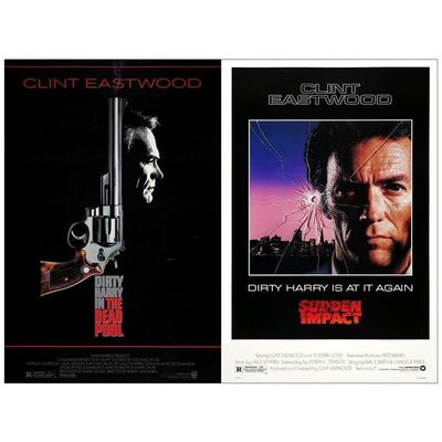 Lot # 795: SUDDEN IMPACT, THE DEAD POOL - One-Sheets (2) (27" x 41"); Near Mint Rolled