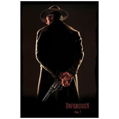 Lot # 800: UNFORGIVEN - One-Sheet, DS (27" x 40"); Advance; Very Fine+ Rolled
