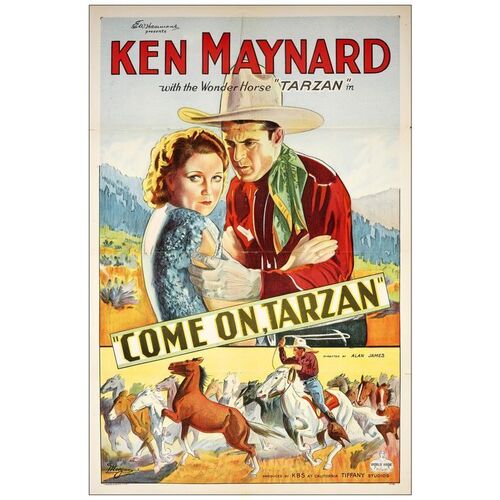 Lot # 808: COME ON, TARZAN - One-Sheet (27" x 41"); Fine+ Folded