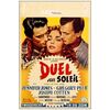 Lot # 810: DUEL IN THE SUN - Belgian (14" x 21"); Very Fine- Folded
