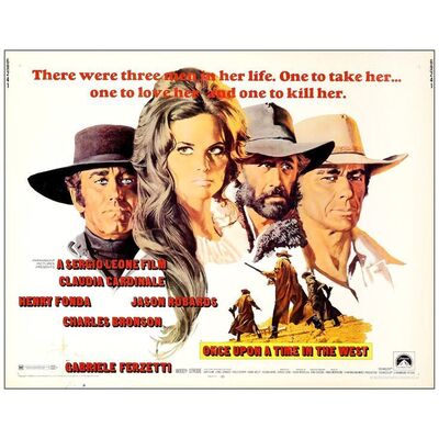 Lot # 818: ONCE UPON A TIME IN THE WEST - Half Sheet (22" x 28"); Fine Rolled