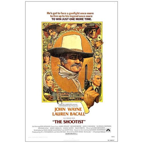 Lot # 822: THE SHOOTIST - One-Sheet (27" x 41"); Mint Folded
