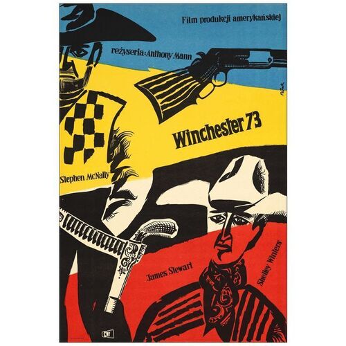 Lot # 826: WINCHESTER '73 - Polish One-Sheet (23" x 33.75"); Very Fine+ on Linen