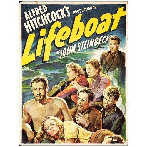 Lot # 827: LIFEBOAT - Partial Three Sheet (41" x 54"); Bryan Fuller Collection; Fine Folded