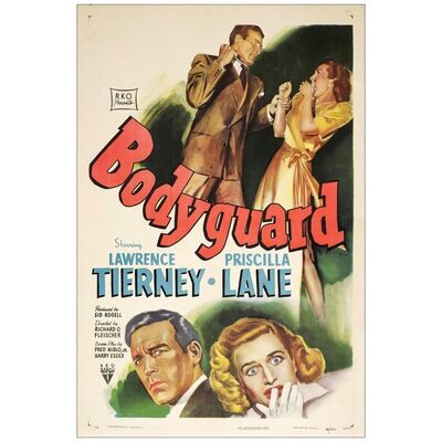 Lot # 838: BODYGUARD - One-Sheet (27.5" x 40"); Style A; Fine- on Linen