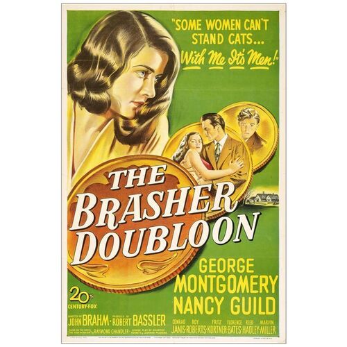 Lot # 839: THE BRASHER DOUBLOON - One-Sheet (27" x 41"); Very Fine on Linen