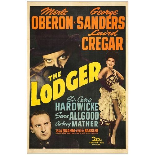 Lot # 857: THE LODGER - One-Sheet (27" x 41"); Fine+ on Linen
