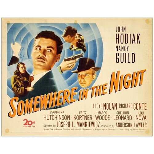 Lot # 861: SOMEWHERE IN THE NIGHT - Half Sheet (22" x 28"); Fine+ Rolled