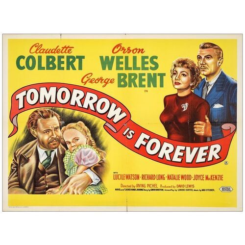 Lot # 866: TOMORROW IS FOREVER - British Quad (30" x 40"); Fine+ Folded