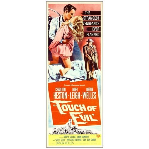 Lot # 867: TOUCH OF EVIL - Insert (14" x 36"); Very Fine Folded