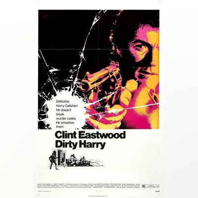 Lot # 880: DIRTY HARRY - One-Sheet (27" x 41"); Very Fine+ Folded