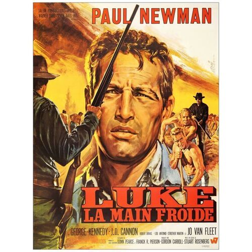 Lot # 901: COOL HAND LUKE - French Grande (46" x 61"); Very Fine+ on Linen