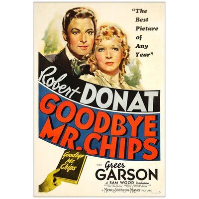 Lot # 905: GOODBYE, MR. CHIPS - One-Sheet (27" x 41"); Style D; Fine+ on Linen