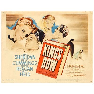 Lot # 911: KINGS ROW - Title Lobby Card (11" x 14"); Fine-