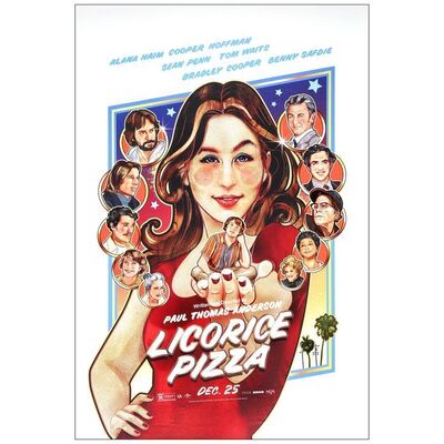 Lot # 912: LICORICE PIZZA - One-Sheet, DS (27" x 40"); Premiere Poster; Near Mint Rolled